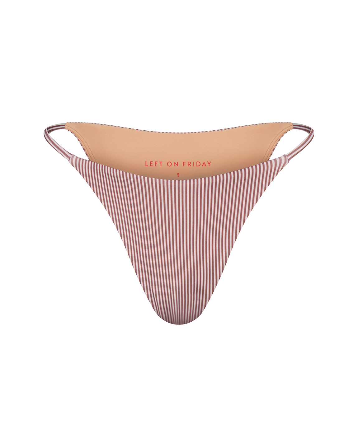 Skinny Dip Bottom - Mini Splash Stripe Vertical: Tiki / Holiday
